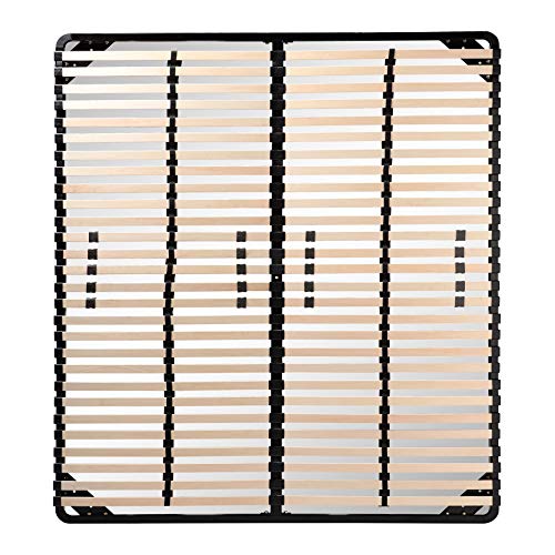 i-flair Lattenrost 200x200 cm, Lattenrahmen - für alle Matratzen geeignet