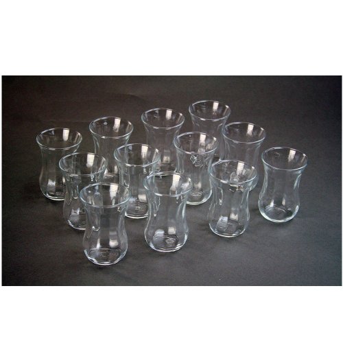 Pasabahce Türkische Teegläser Teeglas Tee Glas 'Optik' 12er-Set