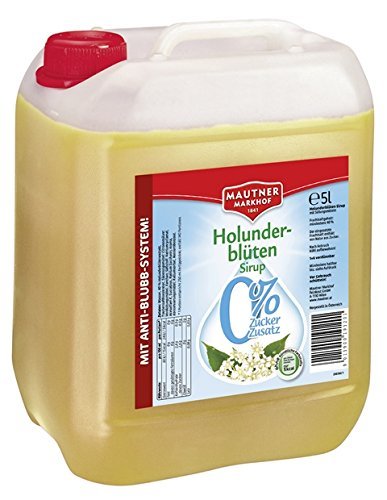 Mautner Markhof Holunderblüten 0% Zucker Sirup 5l