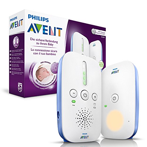Philips Avent SCD501/00 DECT Babyphone (Smart Eco Mode, Nachtlicht)