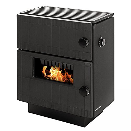 Haas+Sohn Dauerbrandofen BERNAU 130.12 schwarz