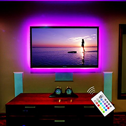 USB LED TV Hintergrundbeleuchtung für 60 bis 75 Zoll TV Backlight / Fernseher Beleuchtung Dekoration RGB LED Band Streifen Lighting