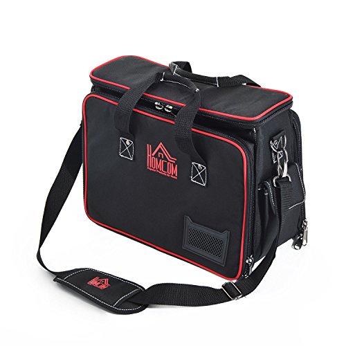 Homcom Werkzeugtasche Werkzeugkoffer Wergzeug Tasche mit Schultergurt