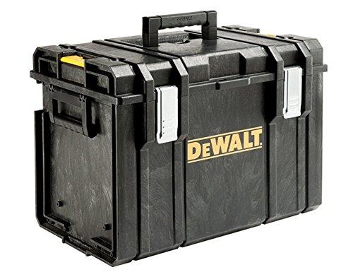 DeWalt Tough Box Werkzeugbox / Werkzeugkiste (sehr geräumige, stabile und tiefe Werkzeugbox für große Elektrowerkzeuge, IP65 - staubdicht und spritzwassergeschützt, bis 50kg Traglast), DS400