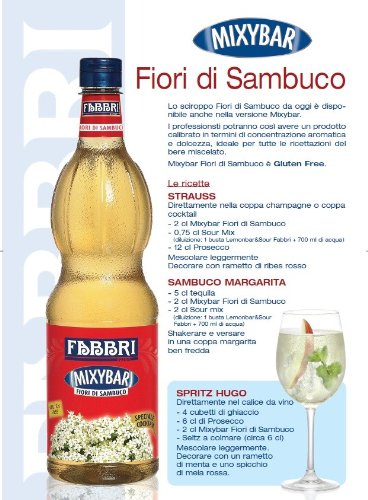 Fabbri Mixgetränk Fior di sambuco- Holundersirup 1L