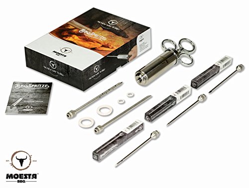 Moesta-BBQ BBQ-Spritze No.1 – Edelstahl Bratenspritze