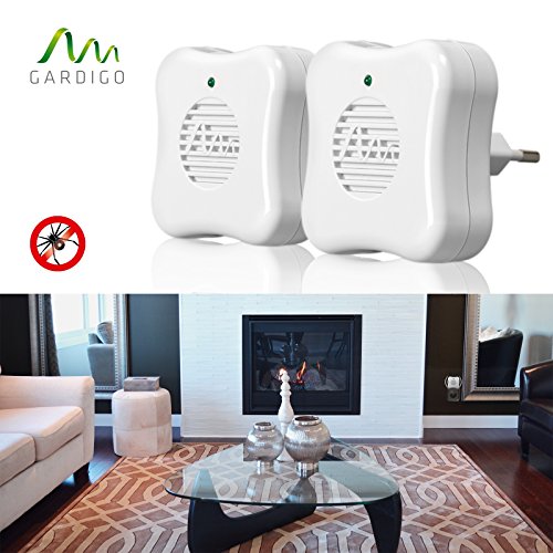 Gardigo Spinnen-Feind Ultraschall 2er Set | Spinnenabwehr Spinnenvertreiber Stecker | Frei von Gift, Pestizid und Chemie