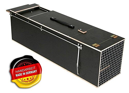 'Qualitätsfallen Made in Germany' Katzenfalle lebend, Waschbärfalle, Lebendfalle, Tierfalle, Kastenfalle 100x30x31 #022#