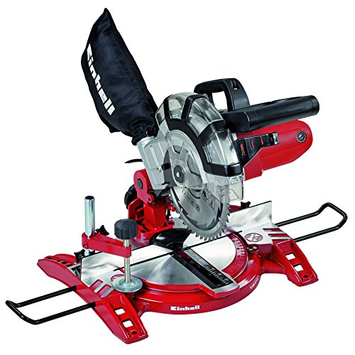 Einhell Kapp Gehrungssäge TC-MS 2112 (1600 W, Sägeblatt Ø 210 mm, Schnittbreite 120 mm, schwenkbarer Sägekopf)