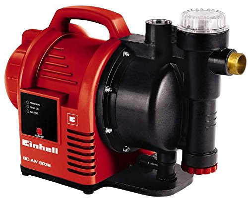Einhell Hauswasserautomat GC-AW 9036 (900 W, 3600 l/h Fördermenge, max. Förderhöhe 43 m, elektr. Durchflussschalter, Automatikfunktion)