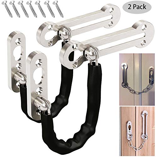 Türkette aus Edelstahl,BETOY Sicherheitskette für die Tür mit Kratzschutz,Sicherheits Türkette Türsicherung Sicherheitskette Front Tür Kette