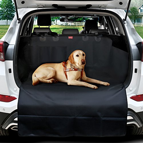 Kofferraumschutz Hunde Mit 2 Taschen MATCC Auto Hundedecke Mit Ladekantenschutz Wasserdicht Hunde Schutzdecke Kofferraum Schutzdecke Kofferraumdecke Mit Seitenschutz Kofferraumschutzdecke (185*105cm)