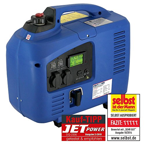 DENQBAR 2,2 kW Inverter Stromerzeuger Notstromaggregat Stromaggregat Digitaler Generator benzinbetrieben DQ2200