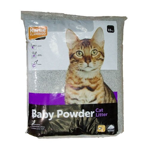 15 kg Katzenstreu Klumpstreu Pet PLUS Babypuderduft