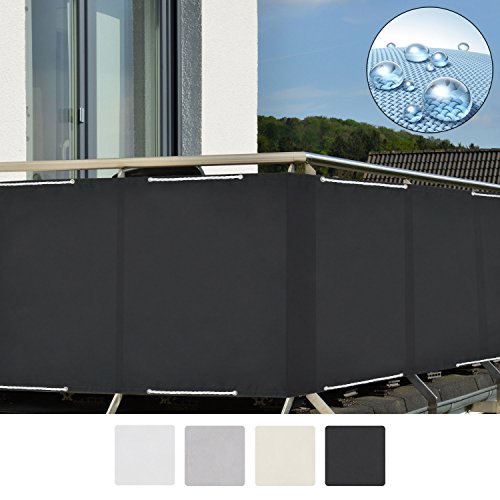 Sol Royal SolVision Balkon Sichtschutz PB2 PES Balkonumspannung aus Polyester 90x300 cm Oder 90x500 cm Diverse Farben