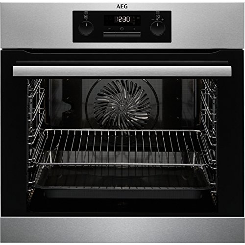 AEG BPB331020M Einbauherd/Backofen / Energieeffizienzklasse A+ / 71 Liter Volumen / Edelstahl / SorroundCook Multifunktionsbackofen / Pyrolytische Selbstreinigung / MaxiKlasse mit extra großem Garraum