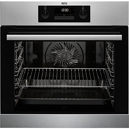 AEG BPB331020M Einbauherd/Backofen / Energieeffizienzklasse A+ / 71 Liter Volumen / Edelstahl / SorroundCook Multifunktionsbackofen / Pyrolytische Selbstreinigung / MaxiKlasse mit extra großem Garraum