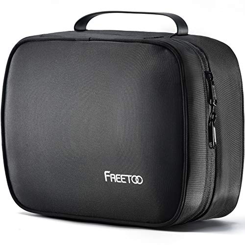 FREETOO Reise Kulturbeutel 6 Fächer wasserdichte Tragbare Kulturtasche Waschtasche Waschbeutel mit Aufhängehaken für Herren und Damen