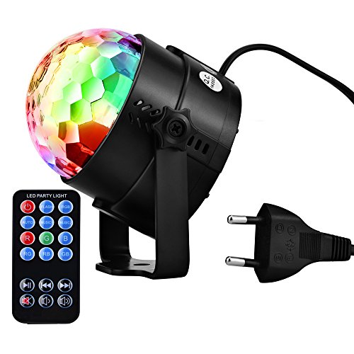 Discokugel Disco Licht Disco Lichteffekte Disco Lampe Disco Beleuchtung Partylicht Partybeleuchtung Bühnenbeleuchtung DJ Licht mit Motor, Fernsteuerung