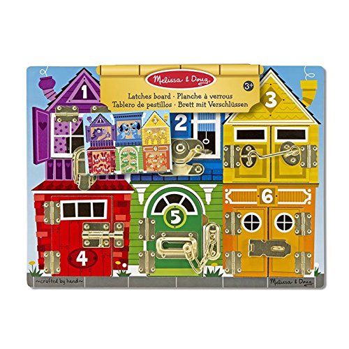 Melissa & Doug 13785 Brett Mit Verschlüssen Mehrfarbig