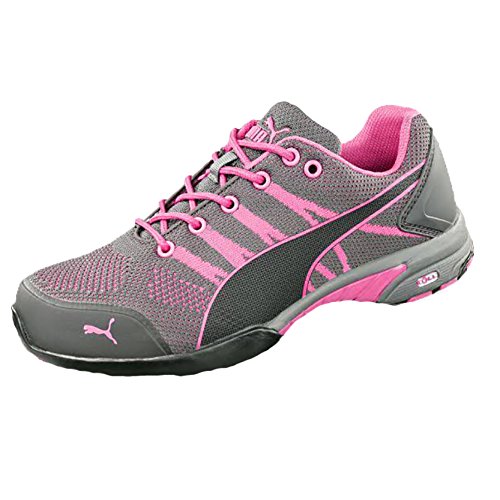 PUMA Damen-Sicherheitsschuh CELERITY KNIT, S1 HRO SRC, pink/schwarz, Größe 39