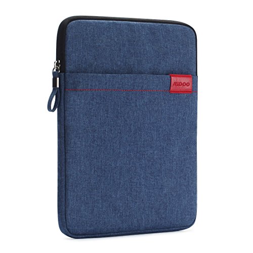 NIDOO 10 Zoll Tablet Hülle Wasserdicht Sleeve Case Etui Tasche Schutztasche für 10.5' iPad Pro / 2017 Neu 9.7' iPad / 10.1' HUAWEI Mediapad M2 / Samsung Galaxy Tab A 10, Blau