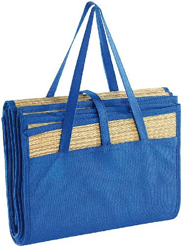 PEARL beach Bastmatte: Faltbare Bast-Strandmatte 180 x 90 cm (Liegematte)