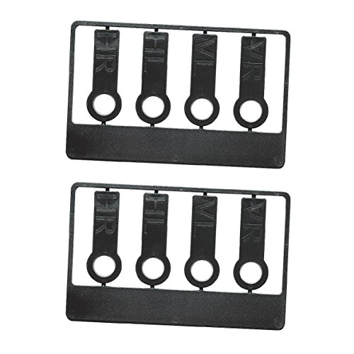 elasto Reifenmarkierset Reifenmarkierung für Reifenwechsel Radmarker (Schwarz, 2er-Set)