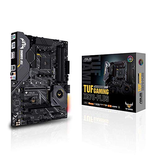 ASUS TUF Gaming X570-Plus Mainboard Sockel AM4 (Ryzen 3000 kompatibel, ATX-, PCIe 4.0, DDR4, USB 3.2, Aura Sync)