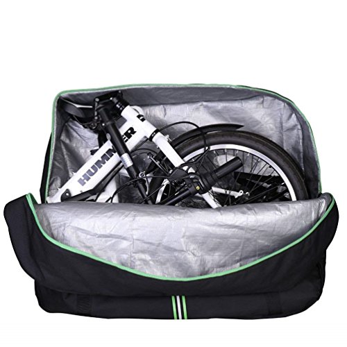 RockBros Faltrad Transporttasche Klapprad Fahrrad für Flugzeug Auto 14 Bis 20 Zoll Bike Travel Bag mit Rucksack