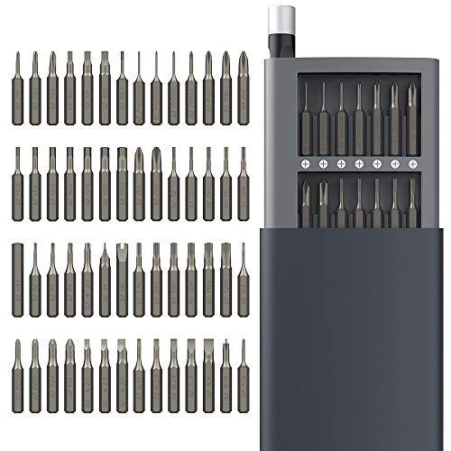 Hohe Präzision Schraubendreher Set 56 in 1 Magnetischer Schrauber Klingen Suite 56 Stücke Tragbarer Reparatur Werkzeugkasten für Elektronik Handy PC iPhone iPad Tablet
