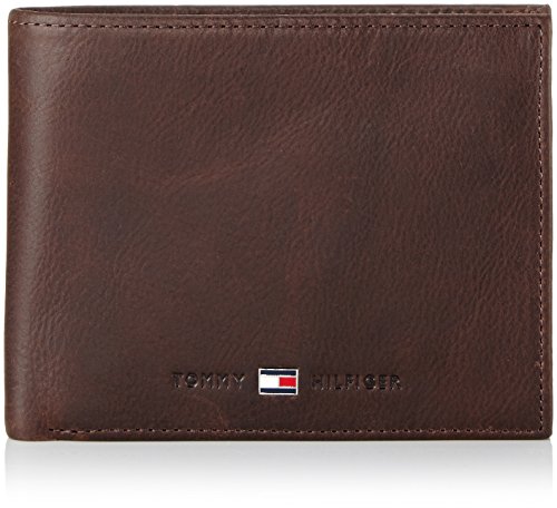 Tommy Hilfiger JOHNSON TRIFOLD BM56927583 Herren Geldbörsen 13x10x3 cm (B x H x T), Braun (BROWN 204)