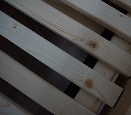 TUGA Holztech Naturprodukt FSC 28 LEISTEN bis 250Kg in der Größe 160 x 200 cm ROLLROST Lattenrost Qualitätsarbeit aus Deutschland unbehandelt, frei von Chemie
