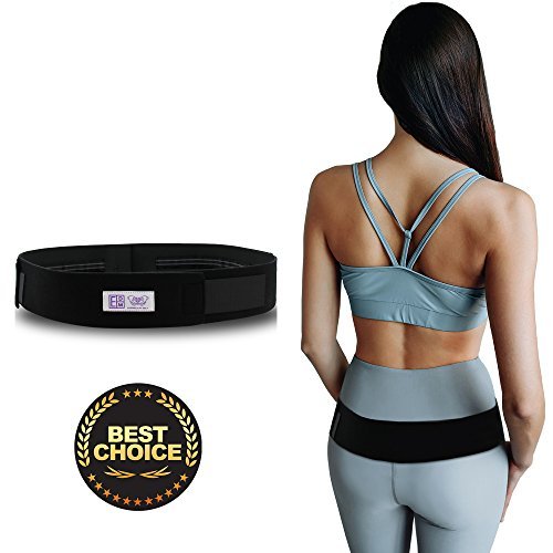 Everyday Medical Iliosakralgelenk SI stützgürtel für Becken - Lindert Hüftschmerzen bei Männern und Frauen - Beckengürtel - Beckenstütze - beckengürtel schwangerschaft - Sacroiliac SI Joint Support Belt - Sacrum Pelvis Hip Brace