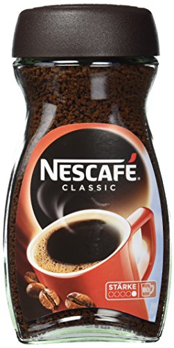 Nescafé Classic, Löslicher Kaffee, 200g Glas (1er Pack)