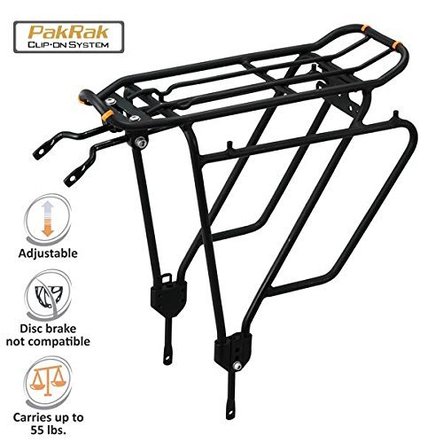 Ibera Fahrrad-Gepäckträger, PakRak Touring Carrier Plus+ mit Scheibenbremsen-Befestigung