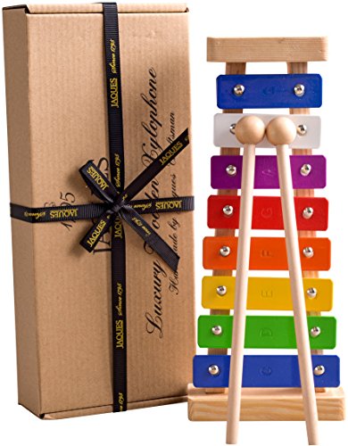 Xylophon - ein großes Musikspielzeug für Kinder & Kinder - das beste Glockenspiel im Sortiment - perfekt für junge Musiker; Lehrinstrument für Schlaginstrumente mit farblich abgestimmten Stimmstäben und Holzhammerschlägen - beste Qualität seit 1795