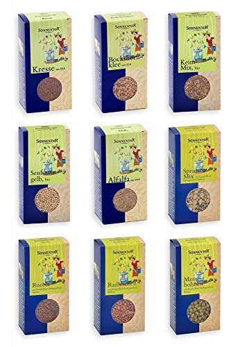 BIO Keimsprossen/Keimsaat Sortiment von Sonnentor (9 Sorten)