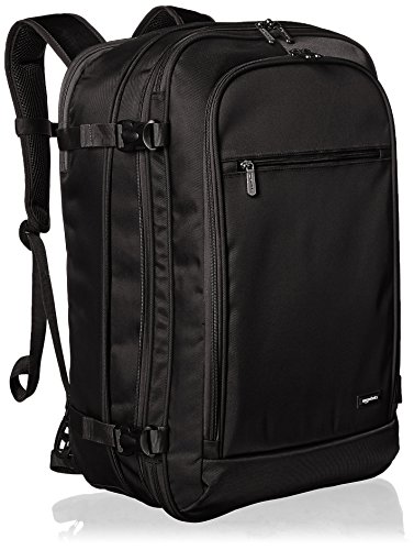 AmazonBasics - Reiserucksack, Handgepäck, Schwarz