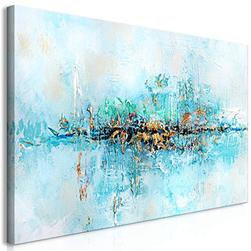 decomonkey Bilder Abstrakt 120x60 cm 1 Teilig Leinwandbilder Bild auf Leinwand Wandbild Kunstdruck Wanddeko Wand Wohnzimmer Wanddekoration Deko Kunst Modern