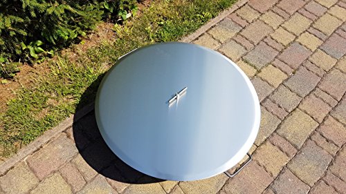 Edelstahl Deckel Ø 80 cm