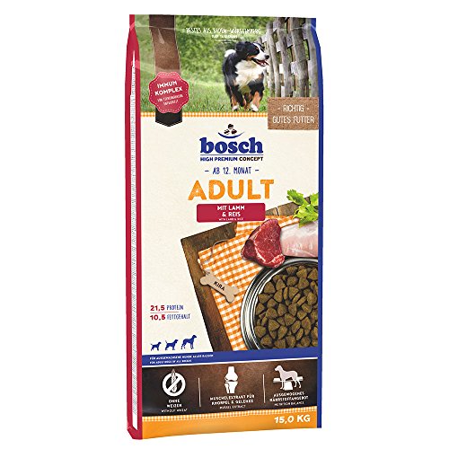 Bosch Hundefutter Adult Lamm und Reis, 15 kg