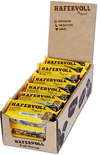 Hafervoll Flapjack Banane Paranuss, 18 x 65g