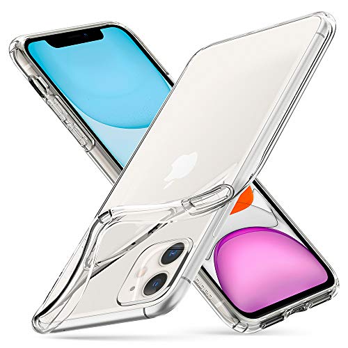 Spigen Liquid Crystal Kompatibel mit iPhone 11 Hülle, Transparent TPU Silikon Handyhülle für iPhone 11 Case Crystal Clear 076CS27179