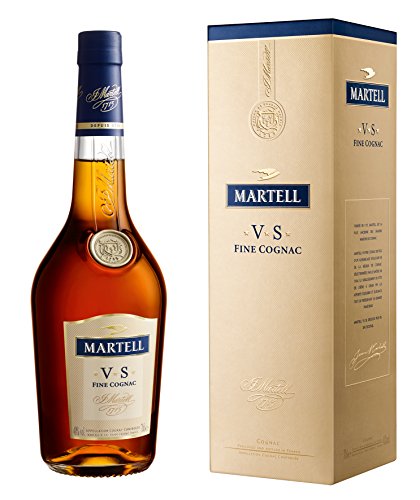 Martell V.S. Fine Cognac 1715 / Einzigartiger Cognac mit würzigem Geschmack / Ideal als Geschenk oder für besondere Anlässe geeignet / 1 x 0,7 L