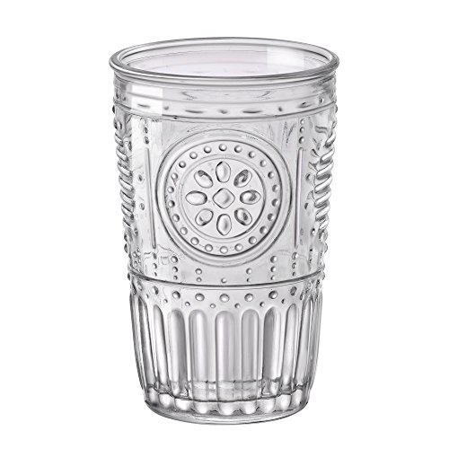 Bormioli Rocco – Romantic – Gläser im 6er-Set – 325 ml – aus durchsichtigem Glas – 8 x 8 x 12,5 cm