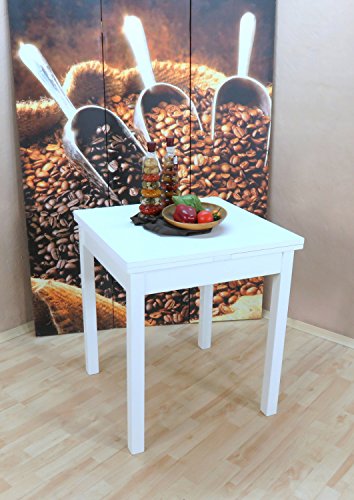 Esstisch ausziehbar 'Hugo I' Farbe: Weiß