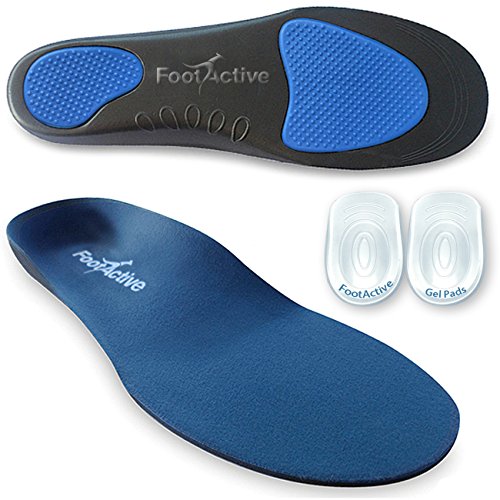 FootActive COMFORT - Original Marken Einlegesohlen - Herrlicher Laufkomfort für Füße, Beine und Rücken, speziell bei Fersensporn