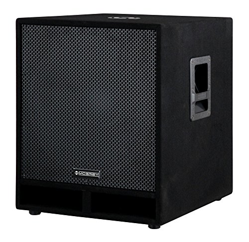 McGrey PAS-118 18' passiver Subwoofer (DJ, PA, Bass Box, 450/900/1800 Watt (RMS/Musikleistung/Peak), Bassreflex-Kanäle, 18' Woofer, SPK-Anschlüsse) schwarz