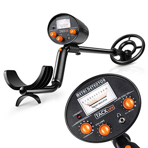 TACKLIFE Metalldetektor Pinpoint Metallsuchgerät ALL METAL & DISC Funktion mit wasserdichter Suchspule 【mit Tragtasche】